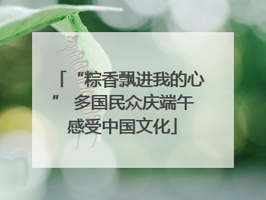 “粽香飘进我的心” 多国民众庆端午感受中国文化
