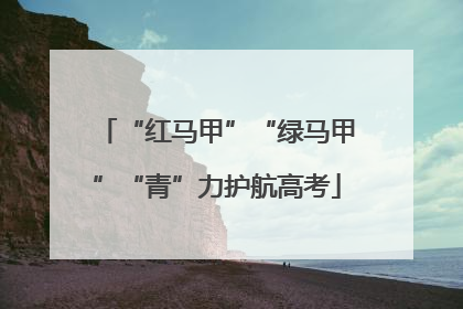 “红马甲”“绿马甲”“青”力护航高考