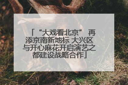 “大戏看北京” 再添京南新地标 大兴区与开心麻花开启演艺之都建设战略合作