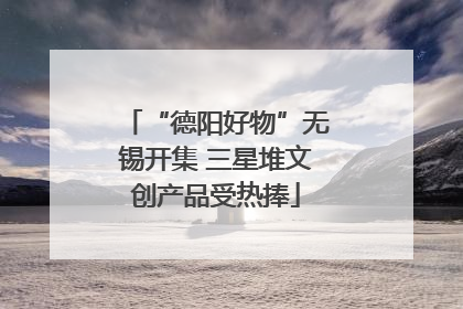 “德阳好物”无锡开集 三星堆文创产品受热捧