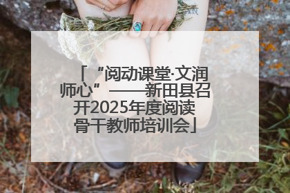 “阅动课堂·文润师心”——新田县召开2025年度阅读骨干教师培训会