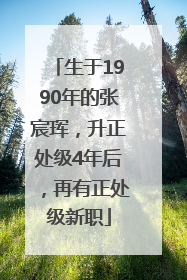 生于1990年的张宸珲，升正处级4年后，再有正处级新职
