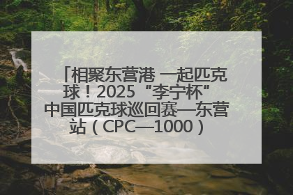 相聚东营港 一起匹克球！2025“李宁杯”中国匹克球巡回赛—东营站（CPC—1000）暨“好运山东”黄河口匹克球公开赛落幕