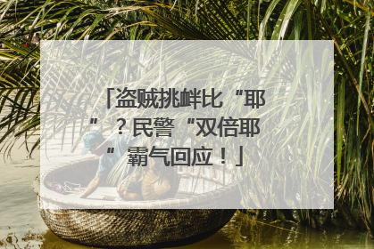 盗贼挑衅比“耶”？民警“双倍耶”霸气回应！