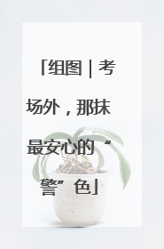 组图｜考场外，那抹最安心的“警”色