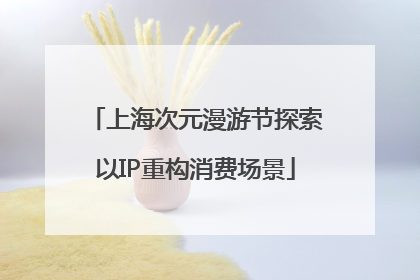 上海次元漫游节探索以IP重构消费场景