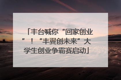 丰台喊你“回家创业”！“丰翼创未来”大学生创业争霸赛启动