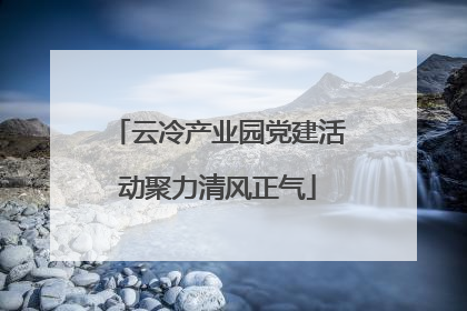 云冷产业园党建活动聚力清风正气