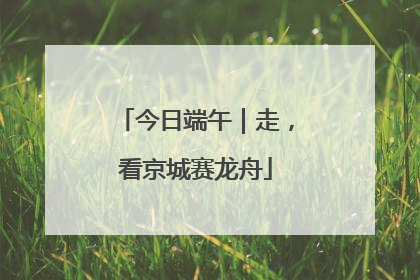 今日端午｜走，看京城赛龙舟