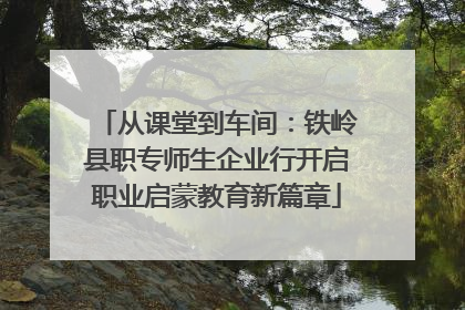 从课堂到车间：铁岭县职专师生企业行开启职业启蒙教育新篇章