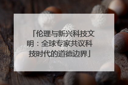 伦理与新兴科技文明：全球专家共议科技时代的道德边界