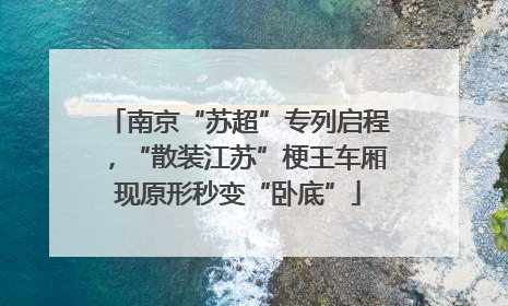 南京“苏超”专列启程，“散装江苏”梗王车厢现原形秒变“卧底”