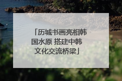历城书画亮相韩国水原 搭建中韩文化交流桥梁