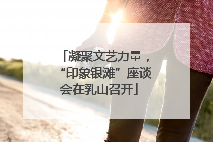 凝聚文艺力量，“印象银滩”座谈会在乳山召开