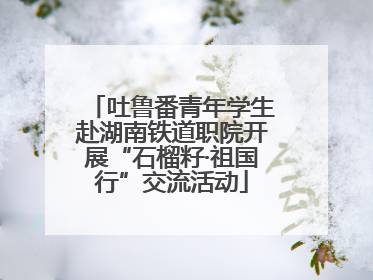 吐鲁番青年学生赴湖南铁道职院开展“石榴籽·祖国行”交流活动