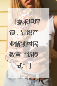 嘉禾坦坪镇：针织产业解锁村民致富“新模式”