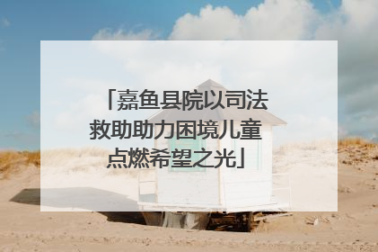 嘉鱼县院以司法救助助力困境儿童点燃希望之光