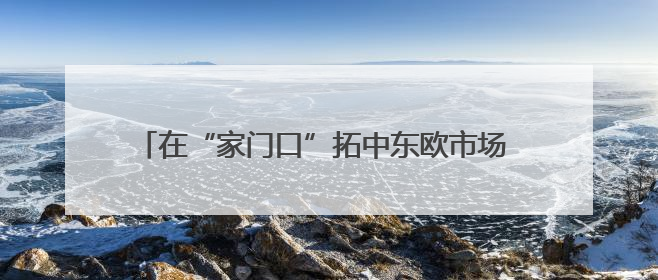 在“家门口”拓中东欧市场 浙江余姚“智造”组团出击