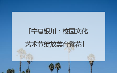 宁夏银川：校园文化艺术节绽放美育繁花