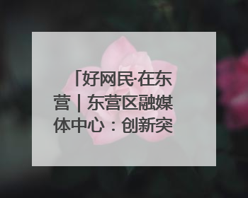 好网民·在东营｜东营区融媒体中心：创新突破显担当 直播赋能谱华章