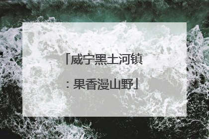 威宁黑土河镇：果香漫山野