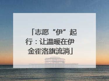 志愿“伊”起行：让温暖在伊金霍洛旗流淌