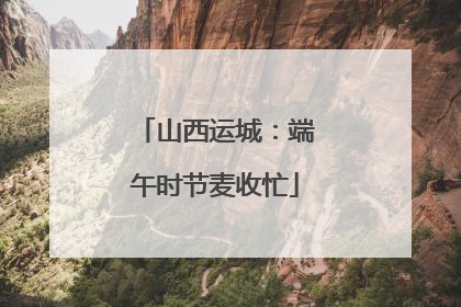 山西运城：端午时节麦收忙