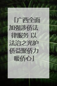 广西全面加强涉侨法律服务 以法治之光护侨益聚侨力暖侨心