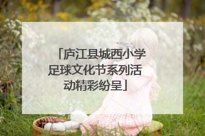 庐江县城西小学足球文化节系列活动精彩纷呈
