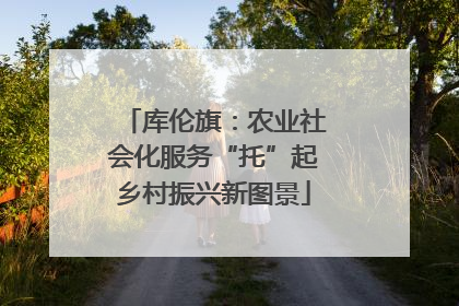 库伦旗：农业社会化服务“托”起乡村振兴新图景