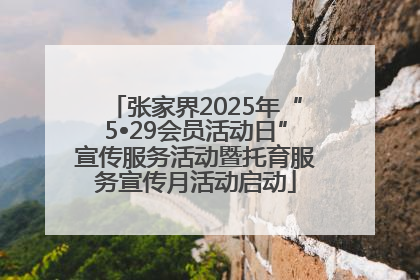 张家界2025年“5•29会员活动日”宣传服务活动暨托育服务宣传月活动启动
