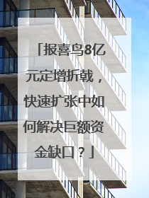 报喜鸟8亿元定增折戟，快速扩张中如何解决巨额资金缺口？