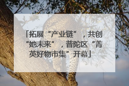 拓展“产业链”，共创“她未来”，普陀区“菁英好物市集”开幕