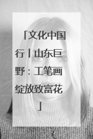 文化中国行丨山东巨野：工笔画绽放致富花