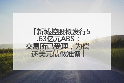 新城控股拟发行5.63亿元ABS：交易所已受理，为偿还美元债做准备