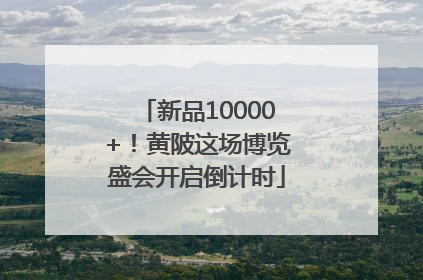 新品10000+！黄陂这场博览盛会开启倒计时
