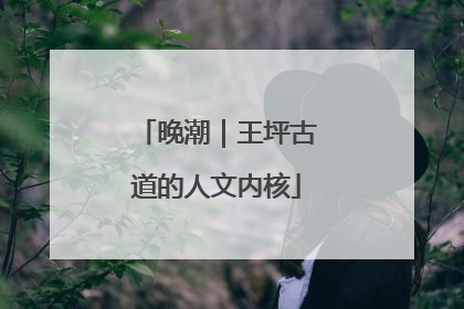 晚潮｜王坪古道的人文内核