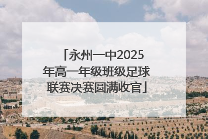 永州一中2025年高一年级班级足球联赛决赛圆满收官