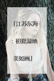 江苏东海：初夏湿地美如画