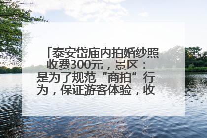 泰安岱庙内拍婚纱照收费300元，景区：是为了规范“商拍”行为，保证游客体验，收取费用全部上交国库