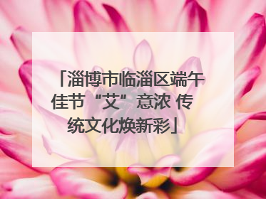 淄博市临淄区端午佳节“艾”意浓 传统文化焕新彩