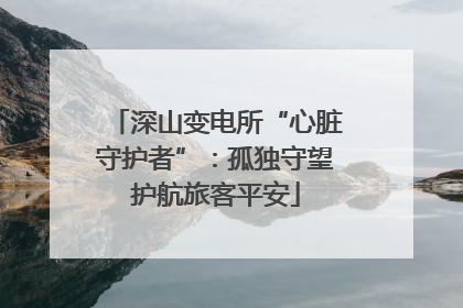 深山变电所“心脏守护者”：孤独守望护航旅客平安