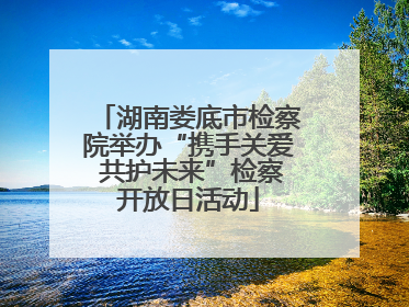 湖南娄底市检察院举办“携手关爱 共护未来”检察开放日活动