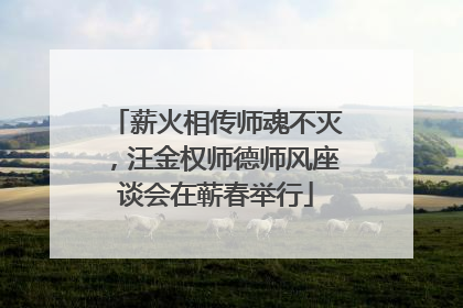 薪火相传师魂不灭，汪金权师德师风座谈会在蕲春举行