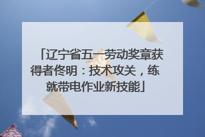 辽宁省五一劳动奖章获得者佟明：技术攻关，练就带电作业新技能
