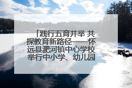 践行五育并举 共探教育新路径——怀远县淝河镇中心学校举行中小学、幼儿园班主任论坛活动