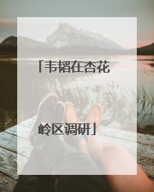 韦韬在杏花岭区调研