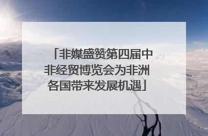 非媒盛赞第四届中非经贸博览会为非洲各国带来发展机遇