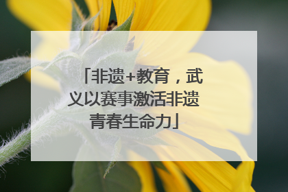 非遗+教育，武义以赛事激活非遗青春生命力