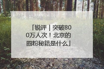 锐评｜突破800万人次！北京的圈粉秘籍是什么